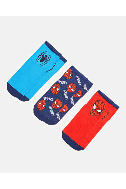 REDTAG Senior Boys Assorted Printed Ankle Socks Set (3 Pairs)