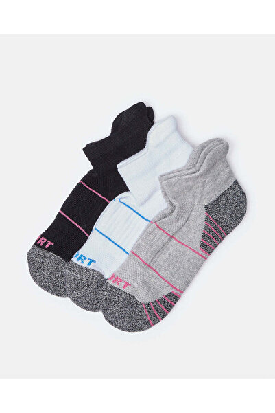 REDTAG Girls Assorted Ankle Length Socks (3Pairs)