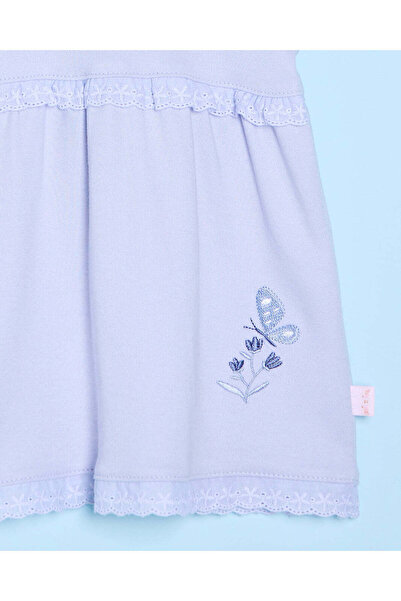 REDTAG Baby Lilac Butterfly Embroidery Dress