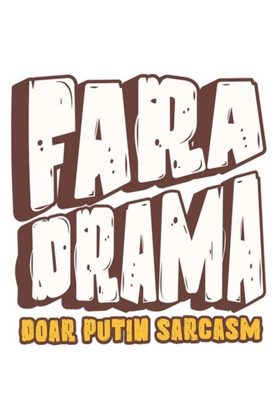 OEM Αυτοκόλλητο με περίεργο κείμενο "Χωρίς δράμα, αλλά λίγο σαρκασμό" - Vinta...