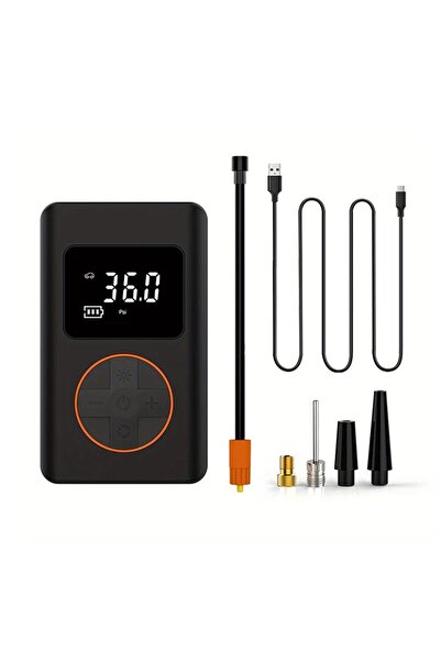 Genel Markalar PR-1080 Taşınabilir Şarjlı Dijital Lastik Şişirme Pompası 150P...