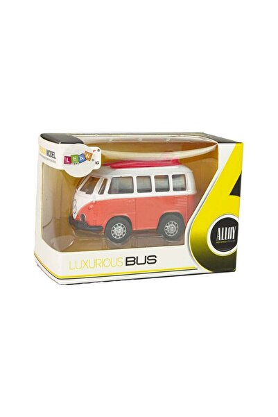 LEAN Toys Luxurious Bus Alloy High-Speed Local Bus Toy in Orange
