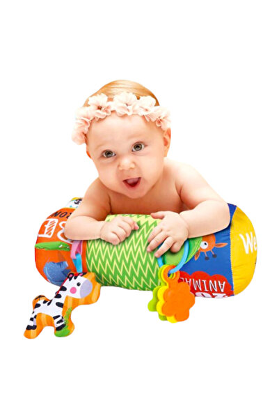 Krista Pernă cilindrică de activități pentru bebeluși, verde