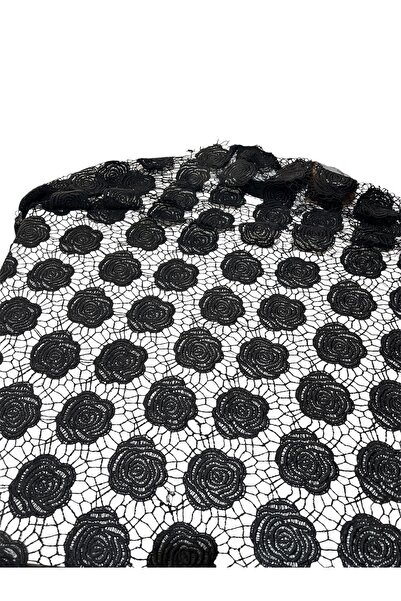 Cancanlı Kumaşçılık Floral Pattern Cotton Polyester Lace 1 Meter