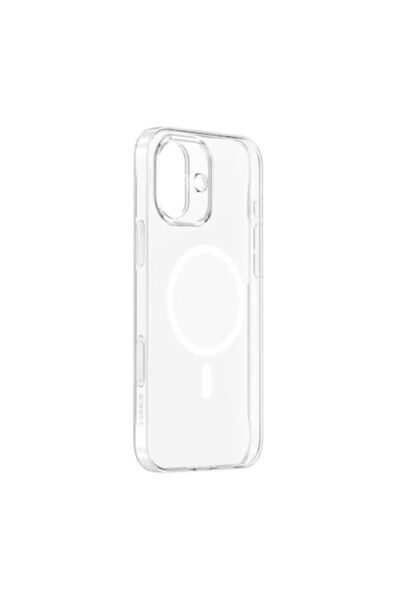 Baseus iP16 TouchButton Μαγνητική θήκη για κινητό τηλέφωνο (διαφανής)