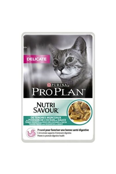 Pro Plan Set de 26 pliculețe Nutri Savour Delicate pentru pisici adulte - Oce...