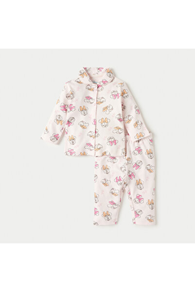 Disney طقم قميص وبيجامة بطبعة ميني ماوس