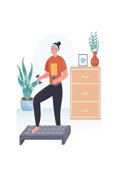 OEM Autocolant fitness / greutăți / sport / trepte cu bordură albă, vinil PVC...