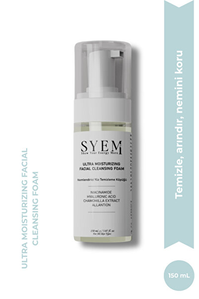 SYEM Ultra Nemlendirici Yüz Temizleme Köpüğü | Derin Temizlik & Yoğun Nem