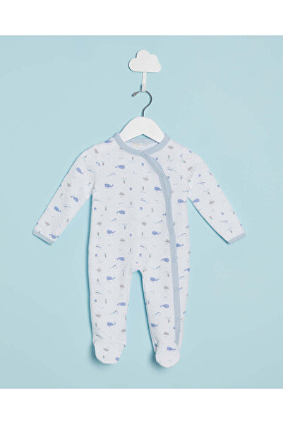 REDTAG طقم ملابس نوم مطبوع باللون الأزرق الفاتح (عبوة من قطعتين)