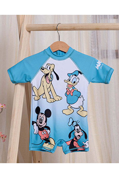 REDTAG ملابس سباحة مطبوع باللون الأزرق للأولاد الرضع