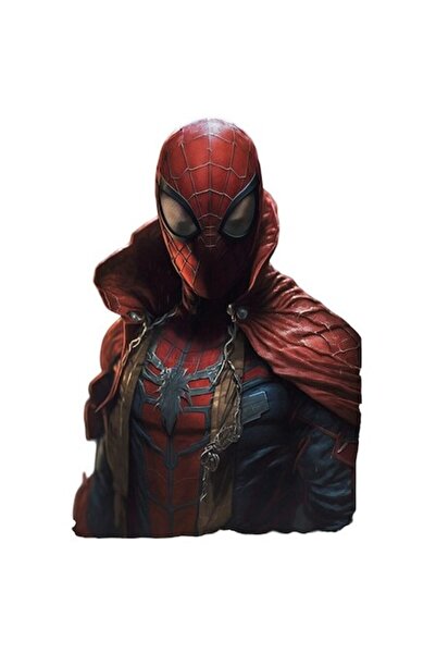 OEM Autocolant Spiderman (Marvel) cu margini albe, vinil PVC, 10 cm