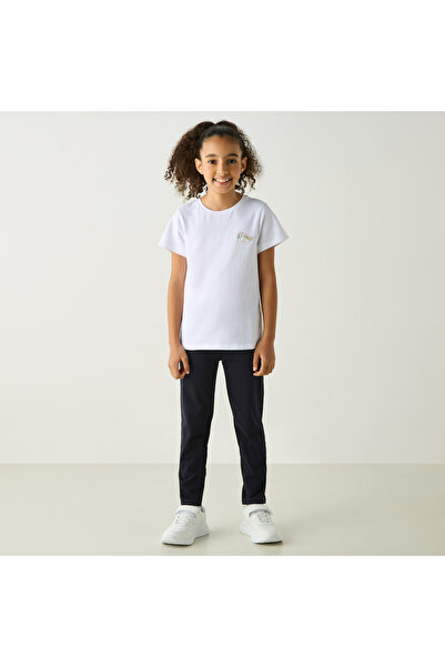 Hasbro Pony Print Round Neck T-shirt with Short Sleeves