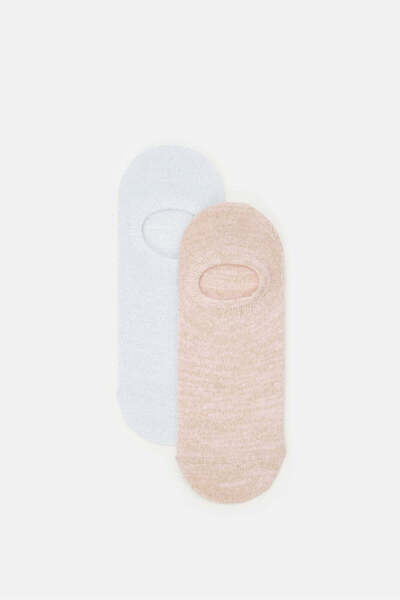 REDTAG جوارب لوريكس غير مرئية باللونين الوردي والأبيض للفتيات الكبيرات (زوجان)