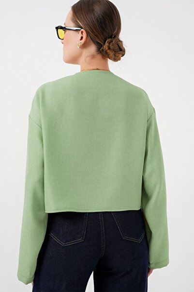 Hiccup Bdart Linen Blend Tie Detail Long Sleeve Kimono