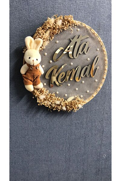 buketiket Ayıcıklı Bebek Çocuk Kapı Süsü Duvar Süsü