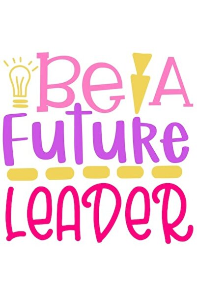 OEM Autocolant motivațional „Fii un viitor lider” - Vinil PVC, Multicolor, Bo...