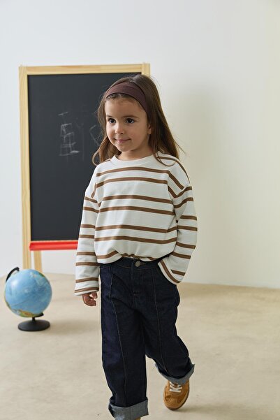 Tics Nervürlü Denim Pantolon - koyu mavi