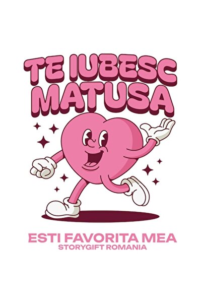 OEM Autocolant inimă zâmbitoare cu mână în aer - Ziua Îndrăgostiților „Te iub...