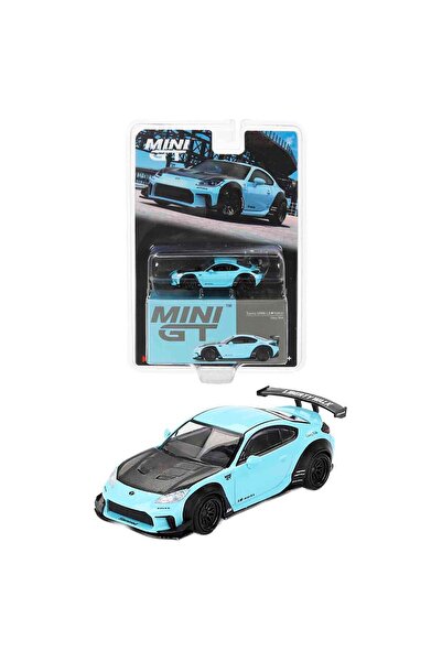 mini gt 1:64 Toyota GR86 LB Nation Baby Blue Diecast Model Araba