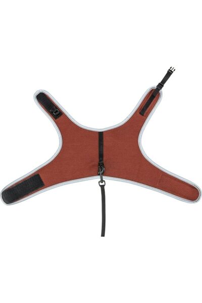 Trixie Soft Cat Harness and Leash Set, 24-42 cm/1.20 m, Rust