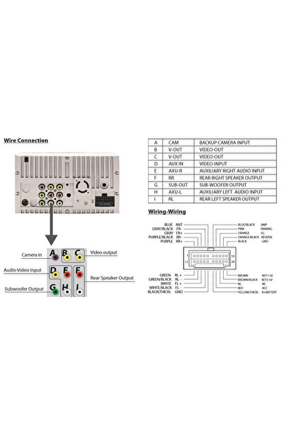 Alex Video player auto bluetooth 7020 LCD cu touchscreen