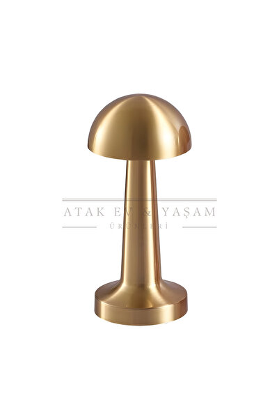 Atak Ev & Yaşam Mantar Led Masa Lambası - 3 Farklı Işık Rengi - Ayarlanabilir...