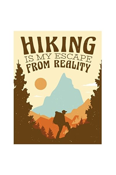 OEM Autocolant „Drumeția este evadarea mea din realitate” – Mountain View, bo...