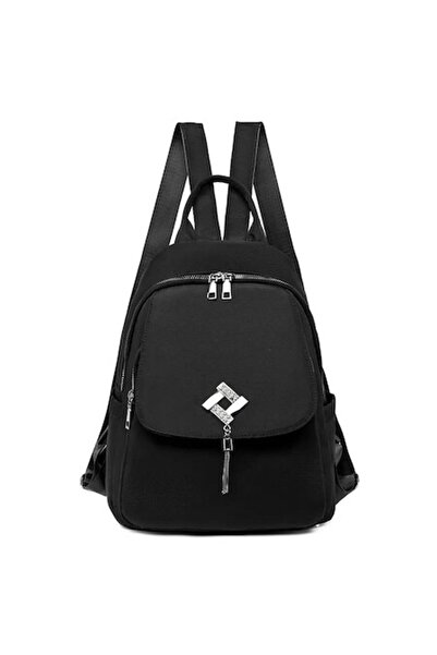 OEM Women's backpack, black, 35x26x12 cm