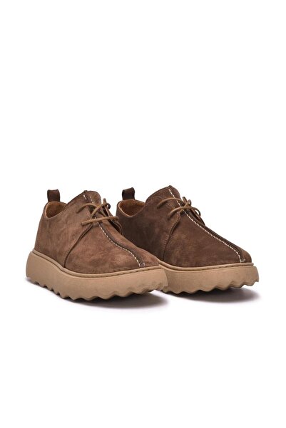 Gusse Sayra Women's Genuine Suede Leather Casual Shoes 251083