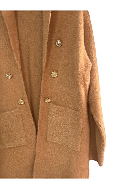 Mix Gold Button Detailed Soft Cardigan