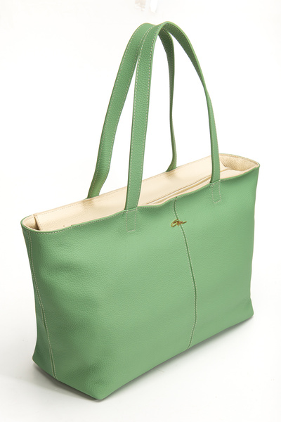 gio&mi Vera Shoulder Bag Genuine Leather Green