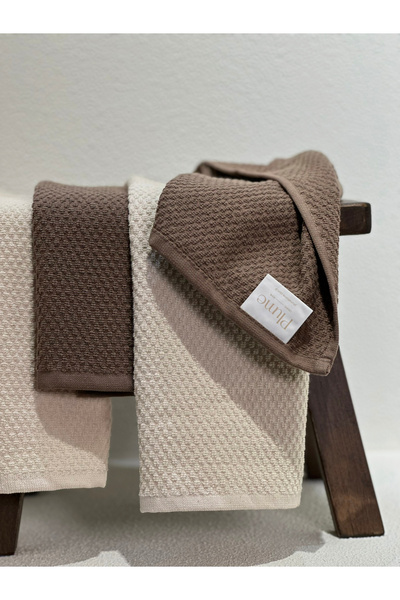 Plume Ceramic Home 100% Cotton Premium 4-Piece Hand and Face Towel Set -50X80 cm |   Dowry Room, Guest Room, Kitchen, Bathroom