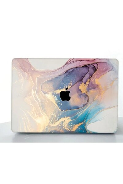 DooLike Hard-shell personalized case for MacBook Air 13.6" – premium shockproof slim marble color