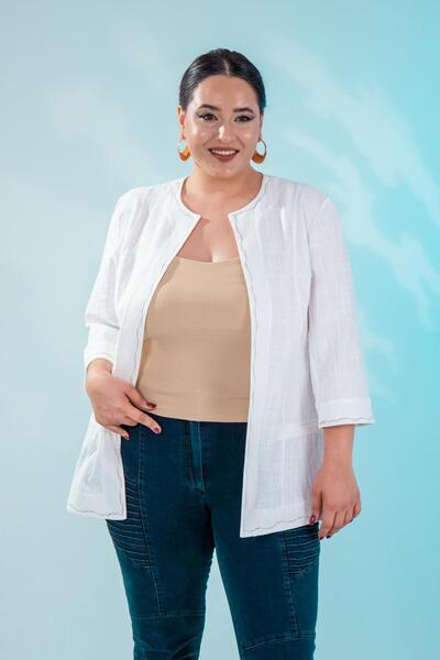 Roxxlen Μπουφάν με κέντημα μεγάλου μεγέθους