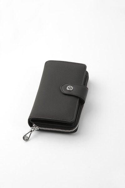 CENGİZ PAKEL Magnetic Medium Size Women's Wallet – 65231L - Black