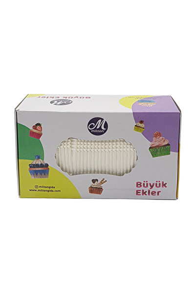 GenelTedarik Büyük Boy Ekler Kapsülü Beyaz 26x80x45 mm 600 Adet Sunumluk, Muf...