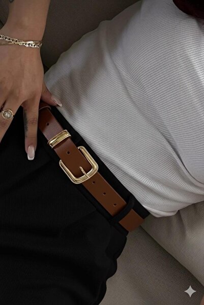 Desre Moda Cureaua pentru pantaloni cu catarama aurie Curea pentru rochie Curea pentru camasa Curea pentru haina Curea pentru femei