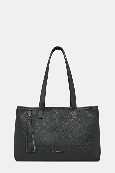 Vakko SİYAH MONOGRAM ÇANTA