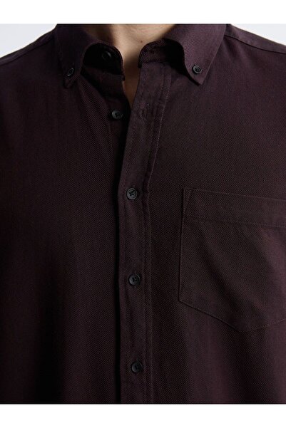 LC Waikiki Ανδρικό πουκάμισο ξυλοκόπου με μακρύ μανίκι SOUTHBLUE Regular Fit