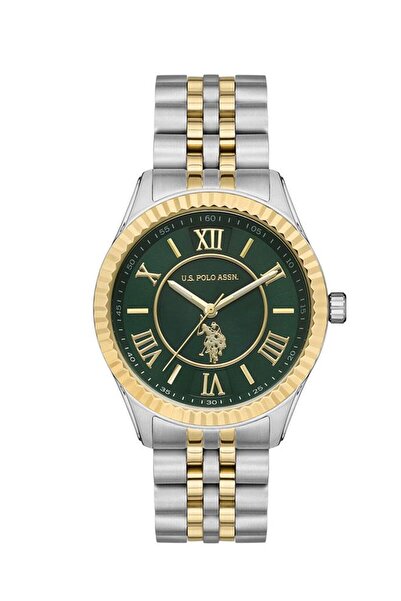 U.S. Polo Assn. Stile 36mm Women's Watch with Green Dial & Two-tone Stainless...