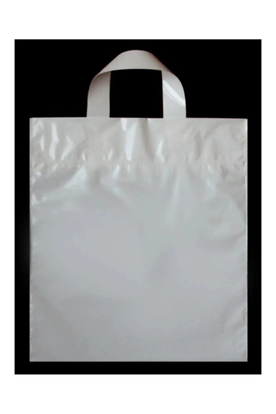 Ecoflex Yumuşak Saplı-kulplu-takviyeli Mağaza Poşeti Baskısız (5 ADET) 48x48 6 Cm