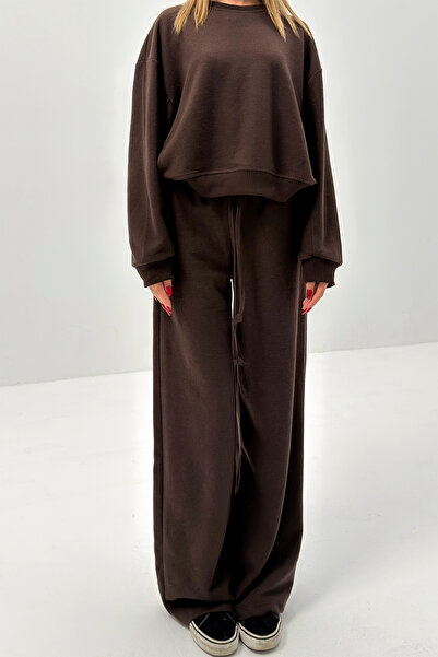 Narin Studios Selanik Acı Kahve Alt Üst Örgü Takim