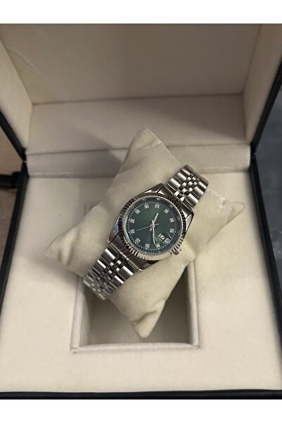 QUARTZ Lüx Model Çelik Takvimli Kol Saati Hediye Kutusunda