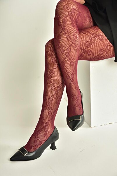 Fox Shoes V250521109 Black Thick Heeled Pointed Toe Women's Shoes