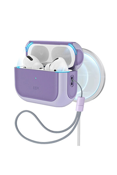 ESR حافظة هجينة لسماعات AirPods Pro مع تقنية HaloLock MagSafe Orbit