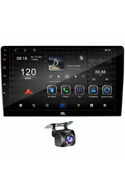 JBL ستيريو سيارة أندرويد 10 بوصة 4 جيجابايت رام 64 جيجابايت روم مع كار بلاي لاسلكي وأندرويد أوتو