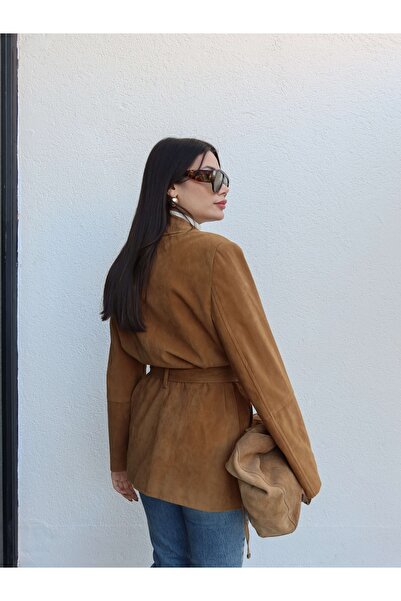 ESRAHELVACI Suede Lace-Up Jacket