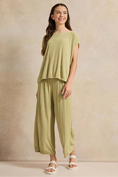 REDTAG Senior Girls green Top