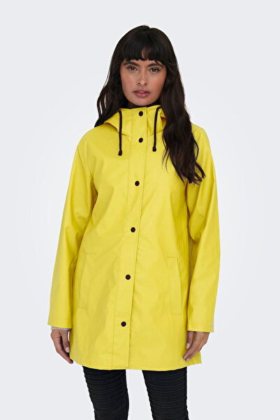 ONLY Жіночий водонепроникний дощовик - Newellen - з капюшоном, на ґудзиках, регульованими штанинами